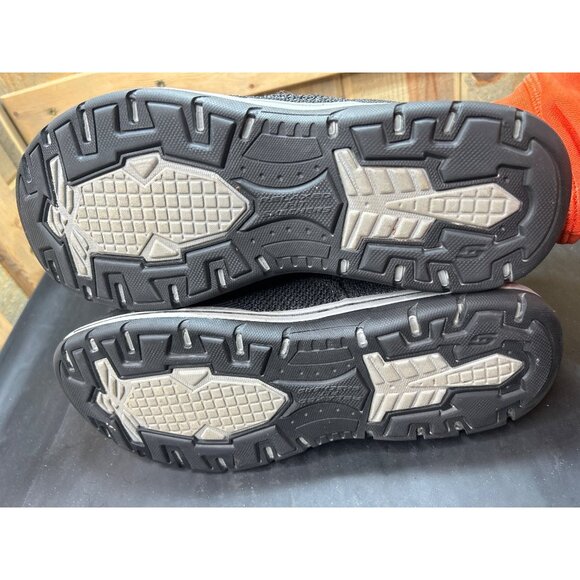 Skechers Mens Relaxed Fit Air-Cooled Memory Foam Slip-On Shoes Size 11 Black - Picture 8 of 8